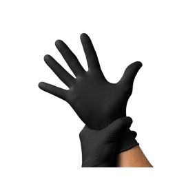 Перчатки нитриловые M Primo, черные, 100 шт/упак.Перчатки нитриловые M Primo, черные, 100 шт/упак.