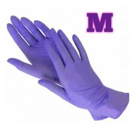 Перчатки нитриловые М Nitrile, фиолетовые, 100 шт/упак.