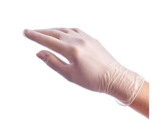 Перчатки нитрил. S Benovy, прозрачные, 100 шт/упак.  (50 пар)