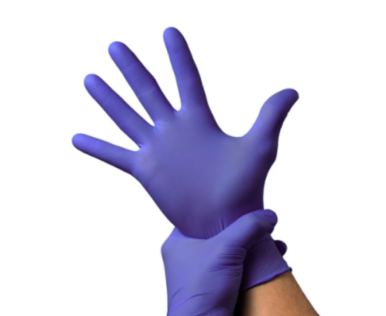 Перчатки нитриловые S Safe&Care, фиолетовые, 200 шт/упак.